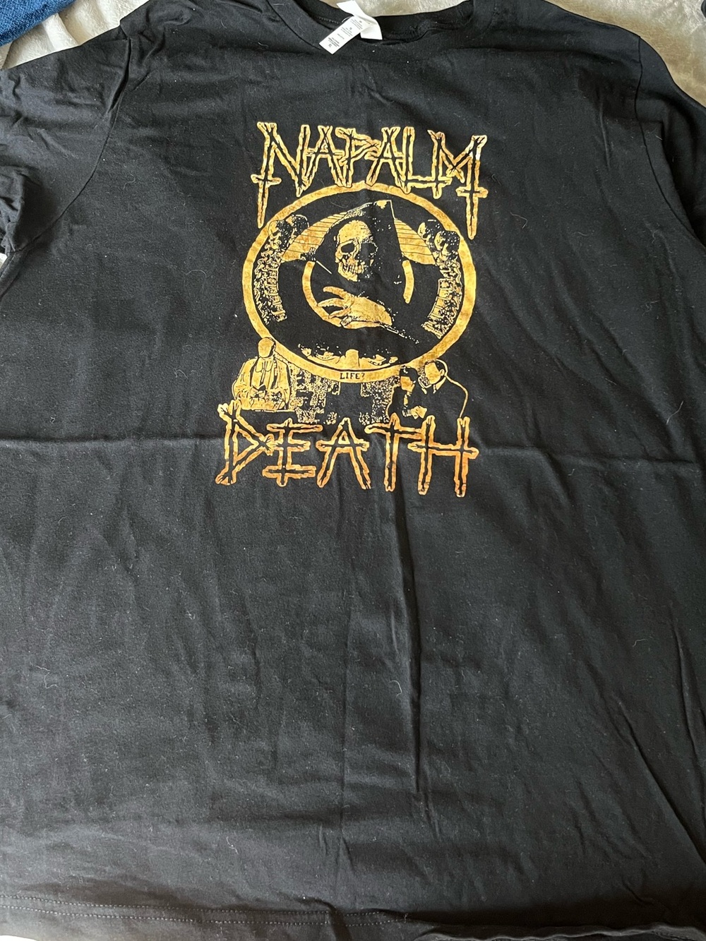 Dope minty classic Napalm Death Graphic Crew Neck T-Shirt